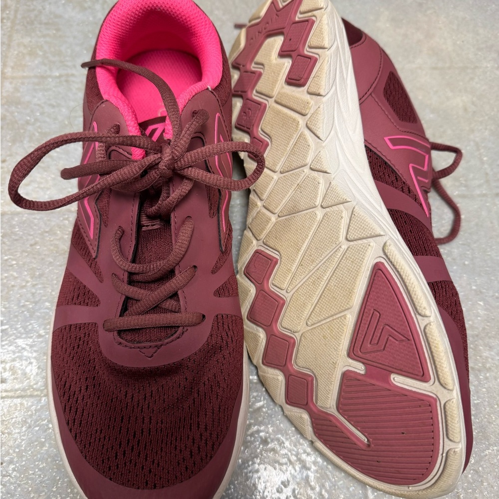 Vionic Burgundy and Pink Women's Athletic Sneakers